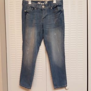 Seven Skinny Easy Fit Jeans Light Wash in size 10